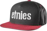 Czapka Etnies Corp Snapback (black/red)